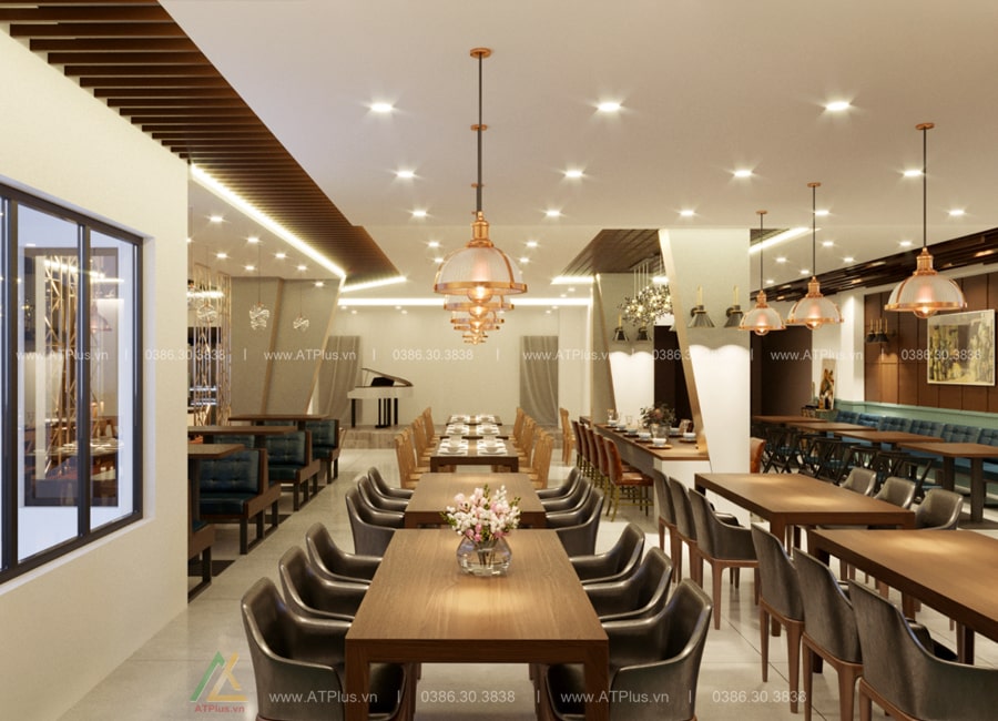 Trang trí thiết kế nội thất nhà hàng tại Hải Dương