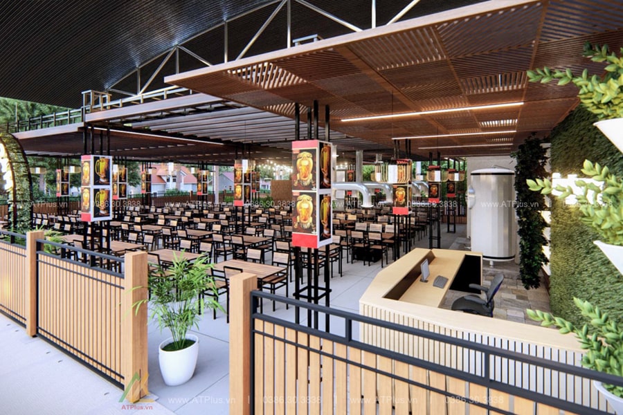 Trang trí thiết kế nội thất nhà hàng tại Bắc Ninh