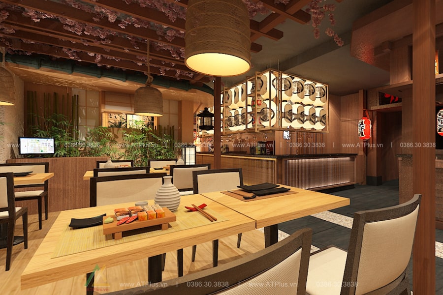 Trang trí thiết kế nội thất nhà hàng tại Ninh Bình