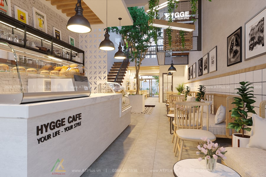 Trang trí thiết kế thi công nội thất quán cafe tại Bắc Ninh