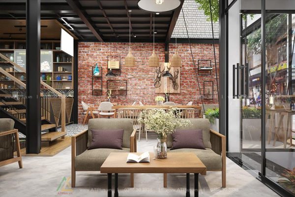 Thiết kế thi công nội thất quán cafe tại Hải Dương