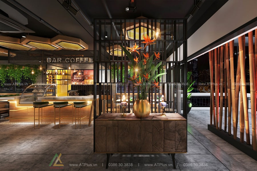 Trang trí thiết kế thi công nội thất quán cafe tại Hải Phòng