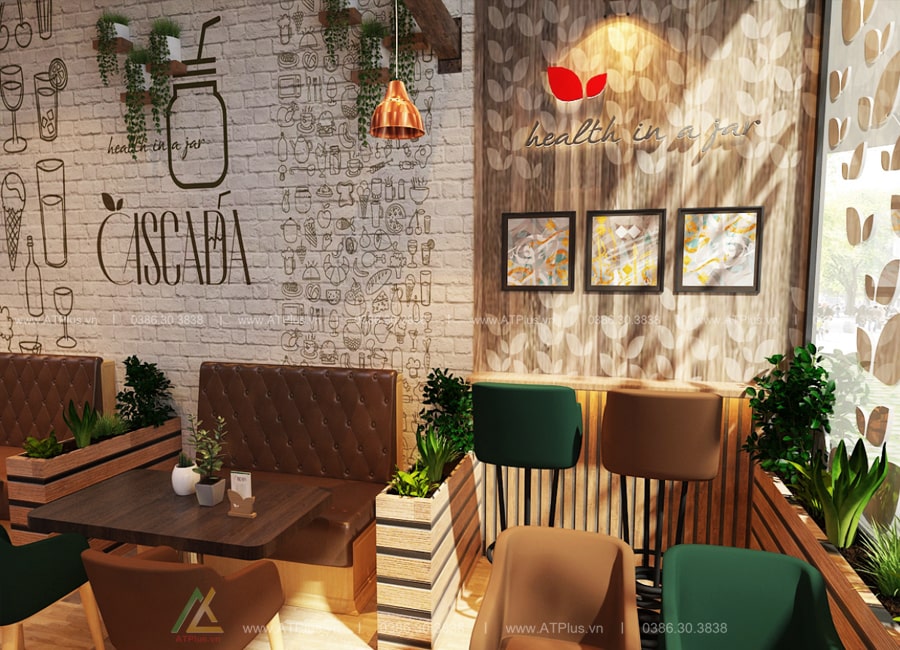 Trang trí thiết kế thi công nội thất quán cafe tại Hải Phòng