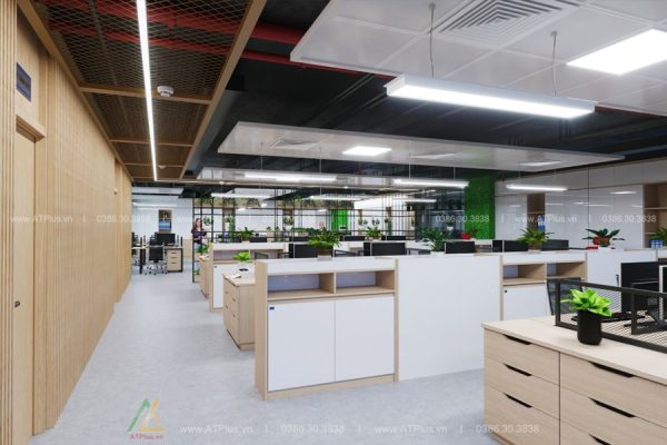 Thiết kế thi công nội thất văn phòng tại Bắc Ninh