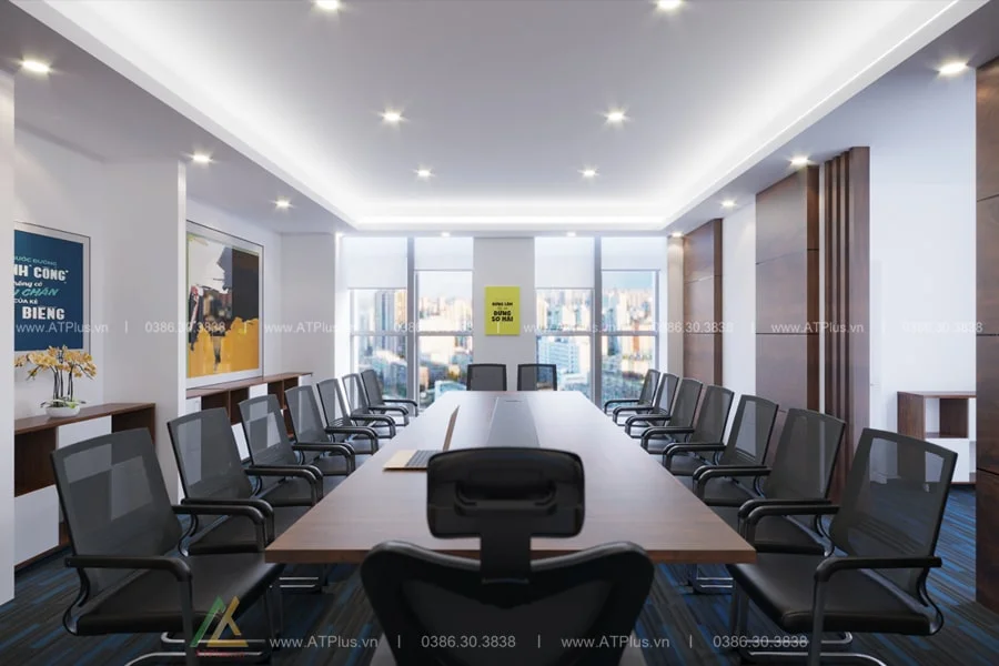 Trang trí thiết kế thi công nội thất văn phòng tại Hải Phòng