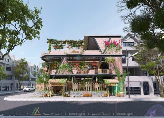 Thiết kế thi công nội thất nhà hàng tại Hà Nội