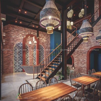 Thiết kế thi công nội thất nhà hàng tại Hà Nội