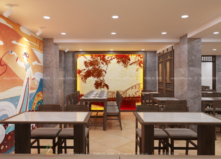 Trang trí thiết kế nội thất nhà hàng tại Hà Nam
