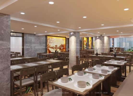 Thiết kế thi công nội thất nhà hàng tại Hà Nội