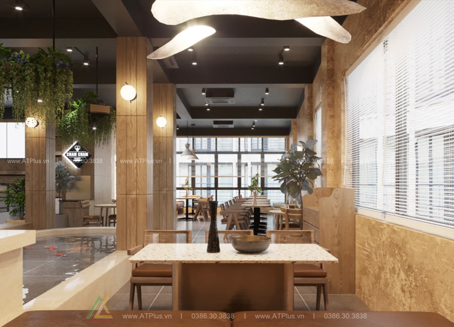 Trang trí thiết kế thi công nội thất nhà hàng tại Nam Định