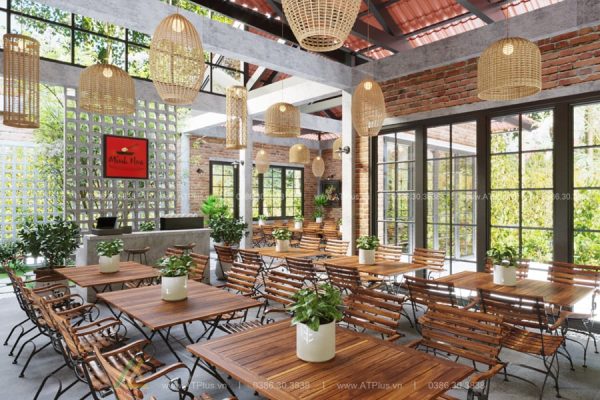 Thiết kế thi công nội thất nhà hàng tại Hà Nội