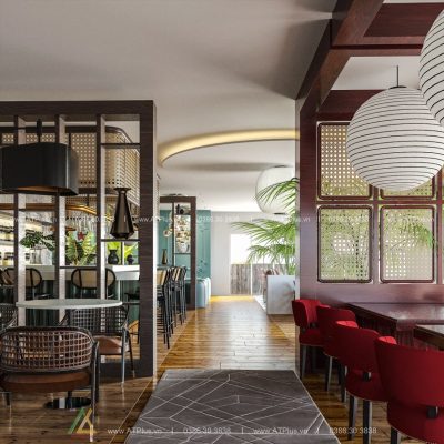 Thiết kế thi công nội thất nhà hàng tại Hà Nội