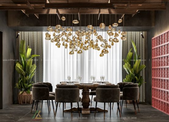 Thiết kế thi công nội thất nhà hàng tại Hà Nội