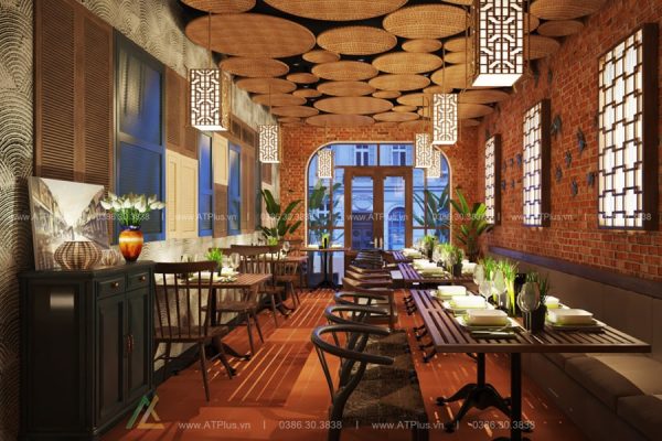 Thiết kế thi công nội thất nhà hàng tại Hà Nội