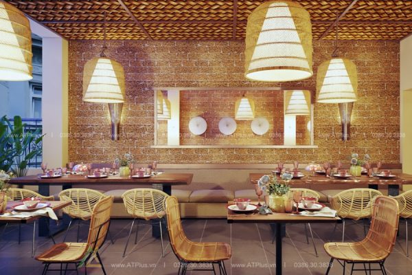 Thiết kế thi công nội thất nhà hàng tại Hà Nội