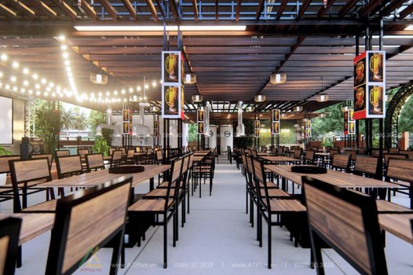 Thiết kế thi công nội thất nhà hàng tại Hà Nội