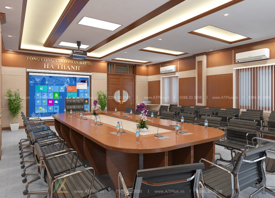 Trang trí thiết kế thi công nội thất văn phòng tại Nam Định