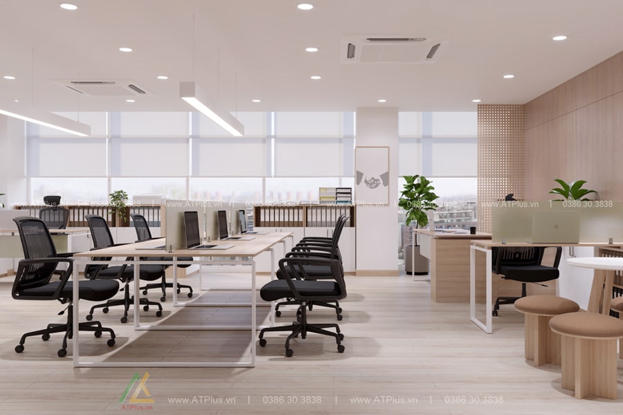 Trang trí thiết kế thi công nội thất văn phòng tại Ninh Bình