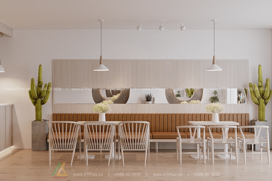 THIẾT KẾ THI CÔNG NỘI THẤT QUÁN TRÀ SỮA, TRÀ CHANH TẠI HƯNG YÊN Thiết kế thi công nội thất quán trà sữa tại Hà Nam