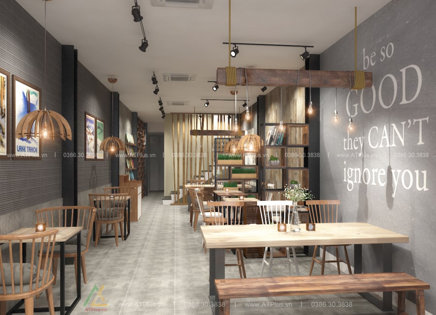 Trang trí thiết kế thi công quán trà sữa trà chanh tại Nam Định