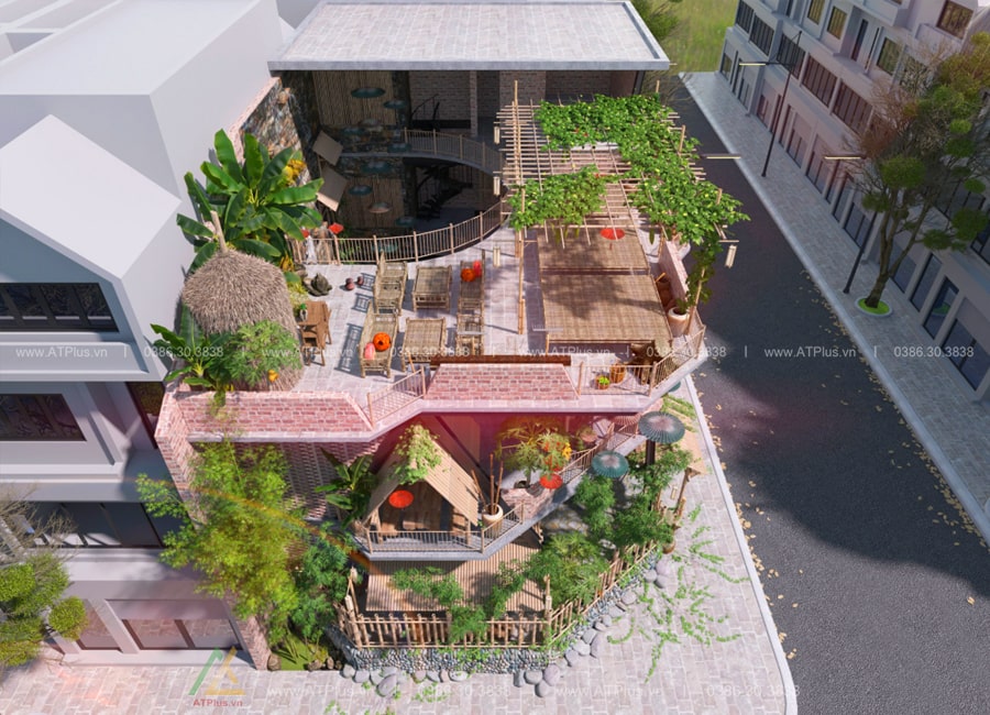 Trang trí thiết kế nhà hàng đẹp hiện đại