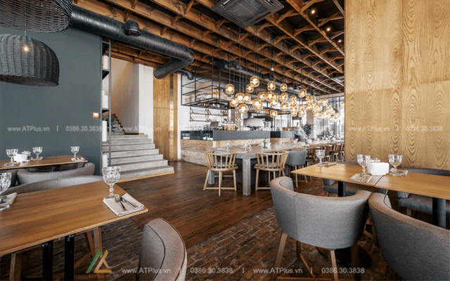 Thiết kế nội thất nhà hàng tại Thái Bình