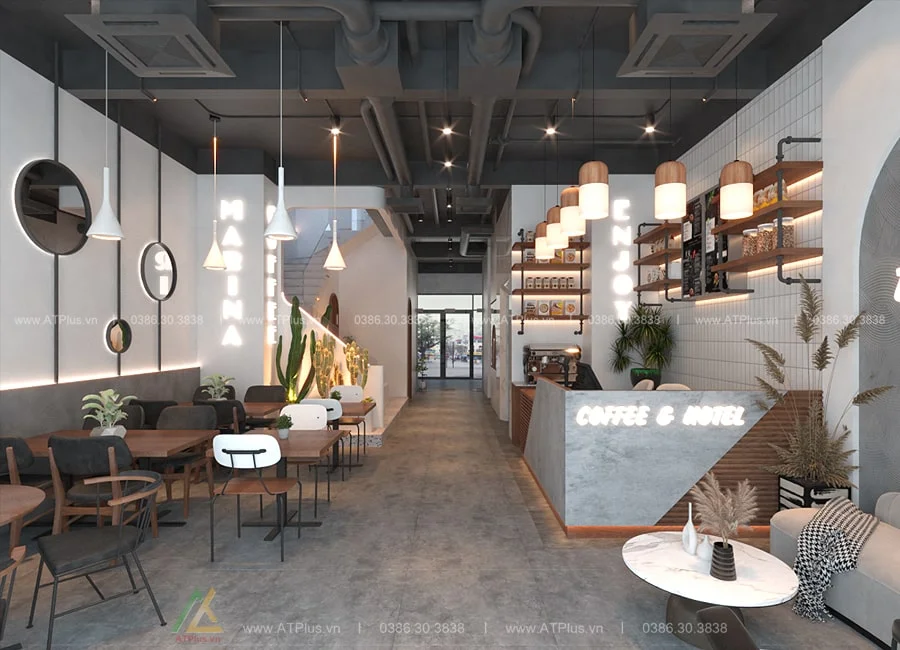 50+ MẪU THIẾT KẾ QUÁN CAFE ĐẸP NHẤT HIỆN NAY Thiết kế trang trí quán cafe đẹp