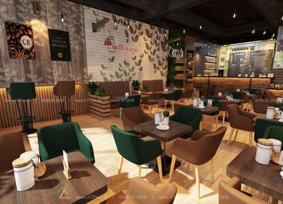 Phong cách thiết kế quán cafe