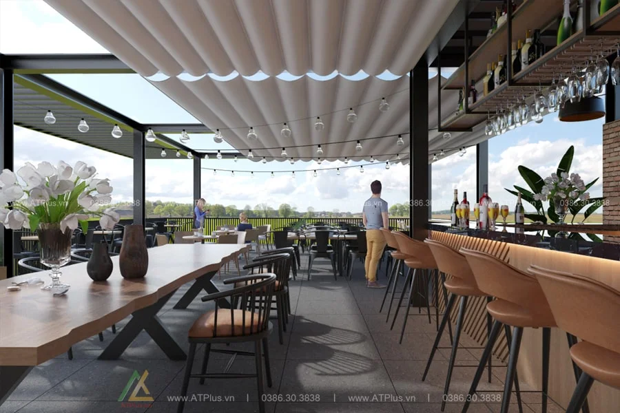 Trang trí thiết kế thi công nội thất quán cafe bình dân đơn giản