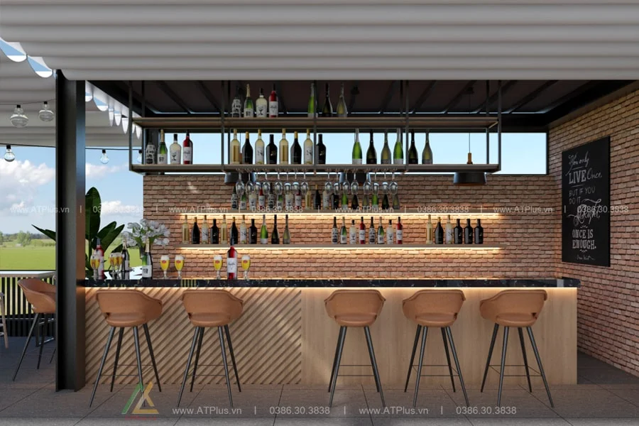 Trang trí thiết kế thi công nội thất quán cafe bình dân đơn giản