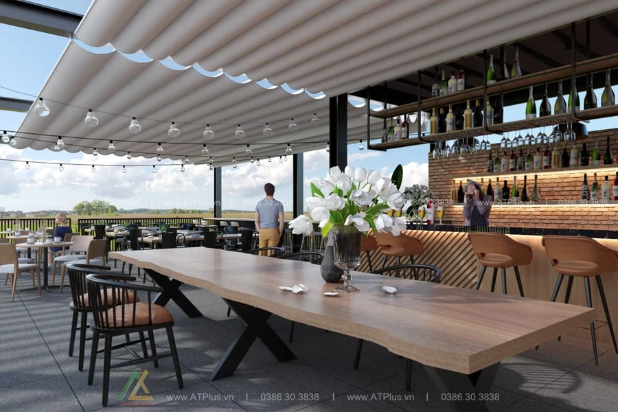 Trang trí thiết kế thi công nội thất quán cafe bình dân đơn giản