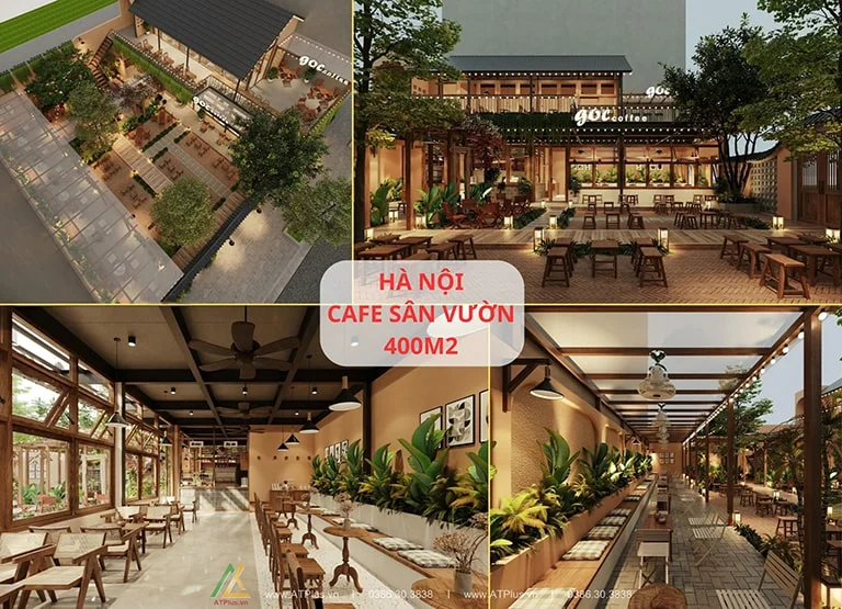 50+ MẪU THIẾT KẾ QUÁN CAFE ĐẸP NHẤT HIỆN NAY Thiết kế thi công quán cafe sân vườn ngoài trời