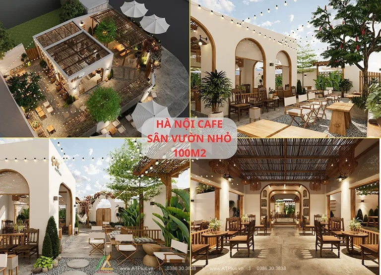 50+ MẪU THIẾT KẾ QUÁN CAFE ĐẸP NHẤT HIỆN NAY Thiết kế thi công quán cafe sân vườn ngoài trời