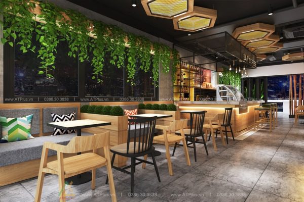 Trang trí thiết kế thi công nội thất quán cafe đẹp