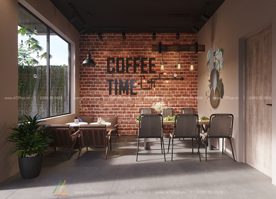 Trang trí thiết kế thi công nội thất quán cafe đẹp