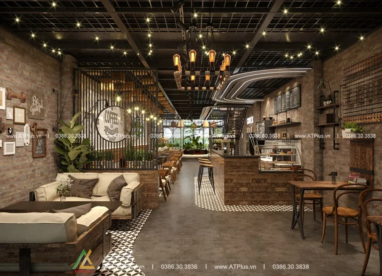 50+ MẪU THIẾT KẾ QUÁN CAFE ĐẸP NHẤT HIỆN NAY Trang trí thiết kế thi công nội thất quán cafe phong cách vintage