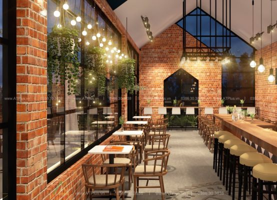 Trang trí thiết kế thi công nội thất quán cafe trọn gói