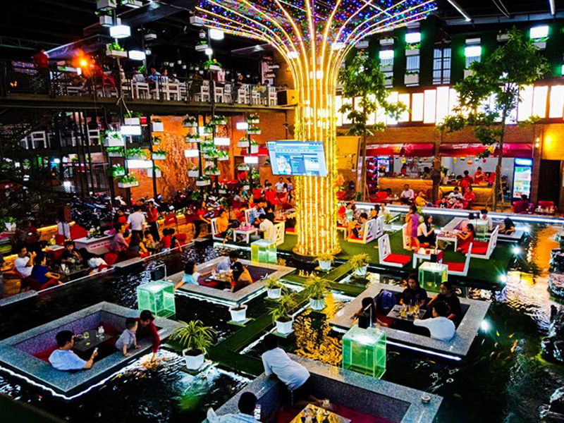 thiết kế nội thất quán cafe giá rẻ tại Hà Nội