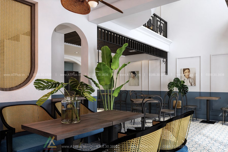 Trang trí thiết kế thi công nội thất quán cafe tại Hà Nội