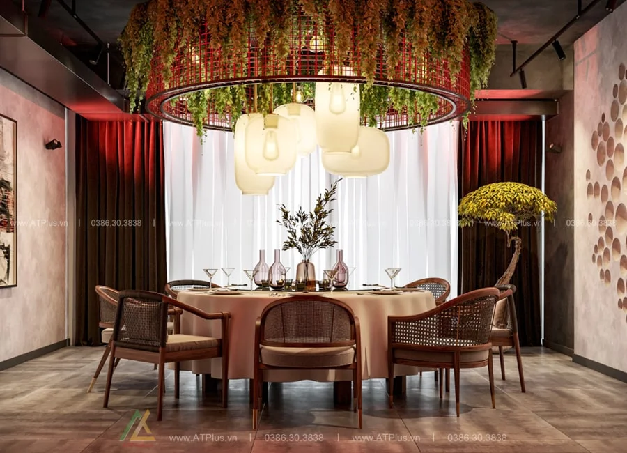 Thiết kế phòng ăn vip nhà hàng