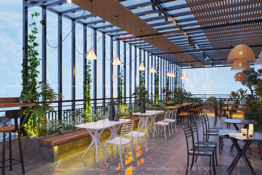 Thiết kế độc đáo, sang trọng và tinh tế của quán cafe sân thượng sẽ làm bạn bất ngờ ngay từ cái nhìn đầu tiên. Đến và tận hưởng không gian sang trọng này thật sự đáng để trải nghiệm.