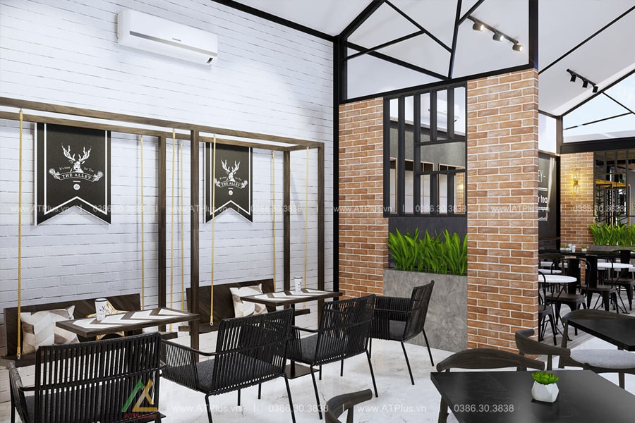 Thiết kế quán cafe hiện đại