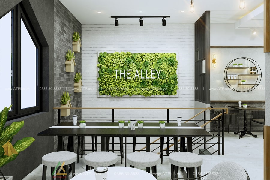 Thiết kế quán cafe hiện đại
