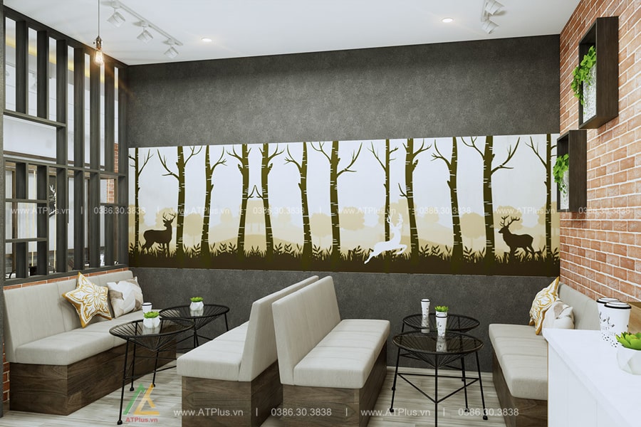 Thiết kế quán cafe hiện đại