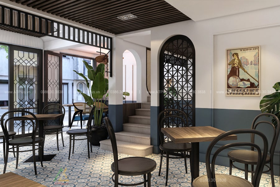 Thiết kế thi công quán cafe hiện đại