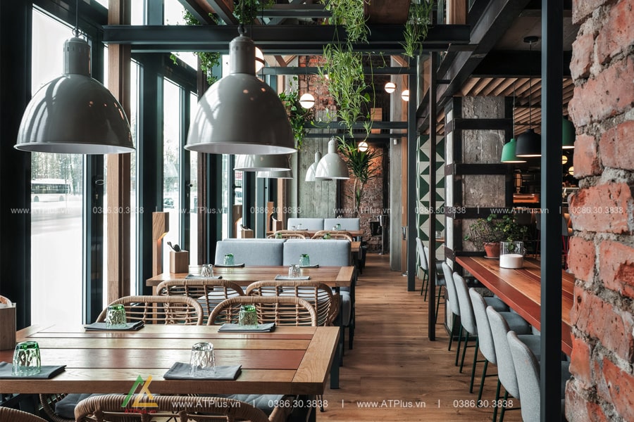 Thiết kế thi công quán cafe hiện đại