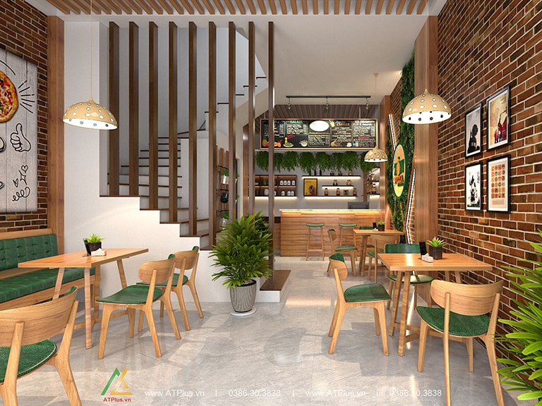 Thiết kế nhà hàng pizza Vạn Phúc Hà Đông