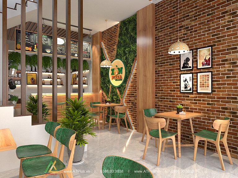 Thiết kế nhà hàng pizza Vạn Phúc Hà Đông