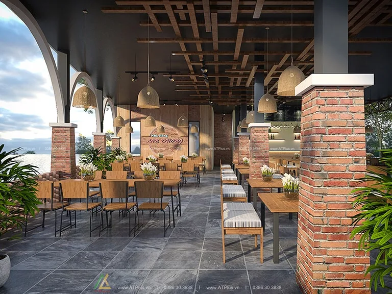 Thiết kế nhà hàng tại Hồ Núi Cốc - Thái Nguyên