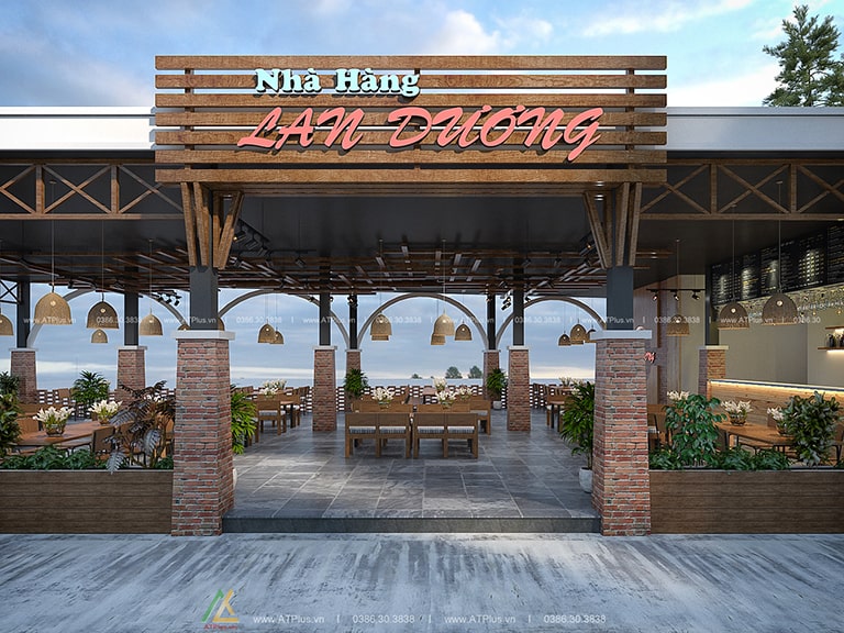 Thiết kế nhà hàng tại Hồ Núi Cốc - Thái Nguyên